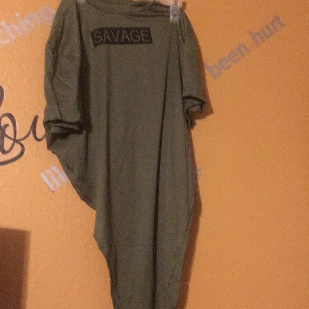 “ Savage “ shirt.
